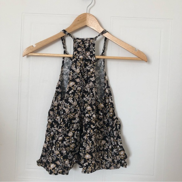 American Eagle Flower Halter Top - Picture 2 of 2